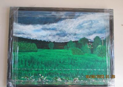 Further up field - By Jack Verity - 600 x 450 mm – acrylic