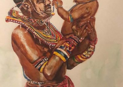 Artist: Amrit Bajaj - Man & Child