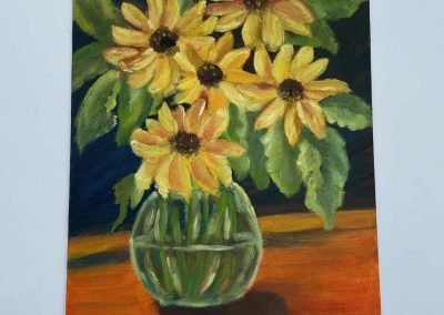Naji Mehr - Sunflowers - £85 - 20x30cm