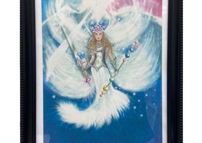 Azabelle Light Warrior Angel - Print of original acrylic - By Benita Ambrose - £12.50