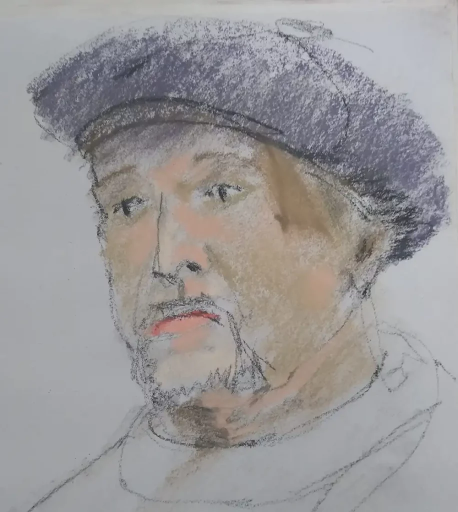 portrait of man with hat and beard