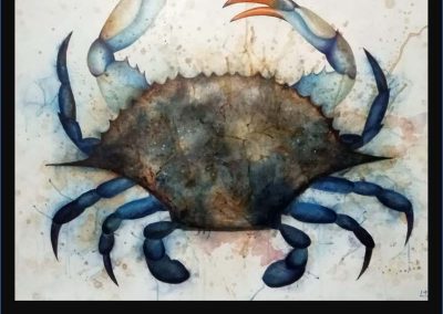 Crab painting - By Lisa Tompkins