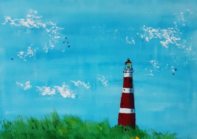 Dutch Lighthouse By Misha Hebel