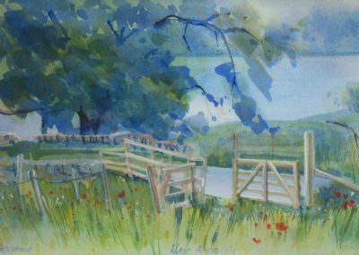 Near Ardeonaig, Carla Hedstrand, Watercolour, £65 mounted and framed