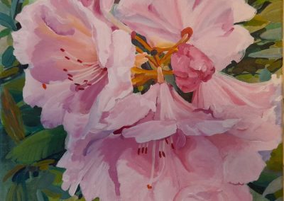 Rhododendron, Carla Hedstrand, Acrylic, £50 unframed canvas
