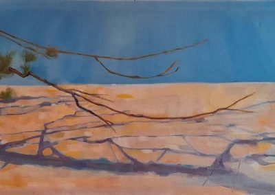 The Dunes, Carla Hedstrand, Oil, £200 framed canvas