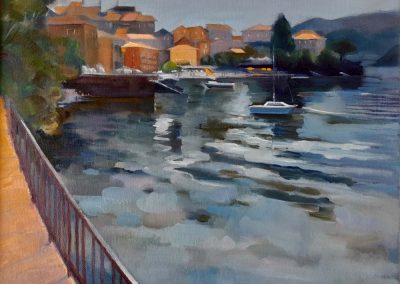 Varenna, Lake Como, Carla Hedstrand, Oil £75 unframed canvas